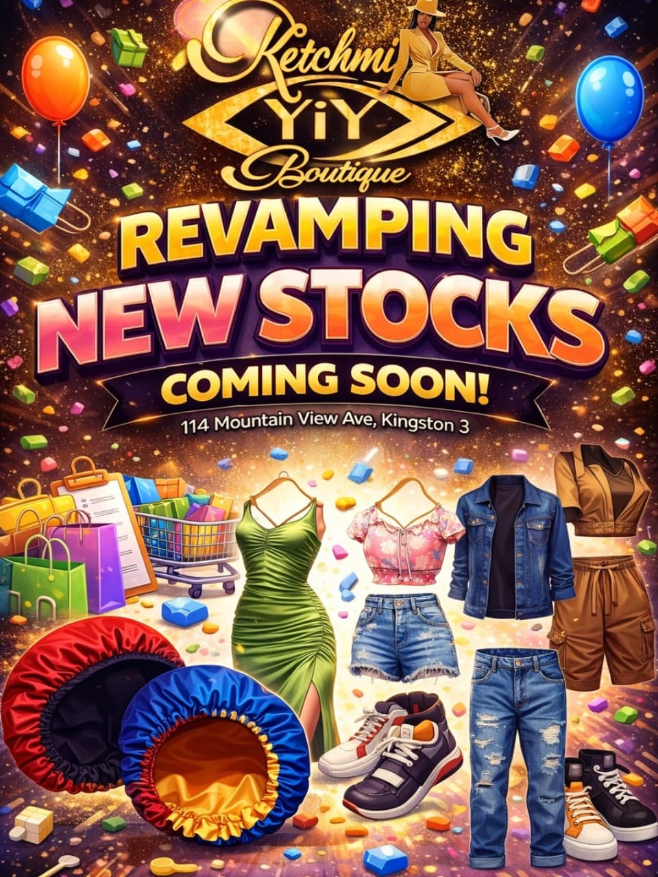 Revamping the entire store new stocks coming soon.